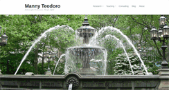 Desktop Screenshot of mannyteodoro.com