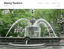 Tablet Screenshot of mannyteodoro.com